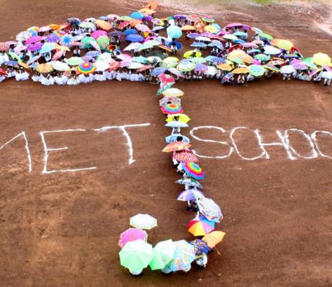 umbrella-met-school