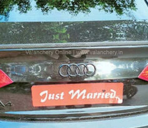 just-married-number-plate