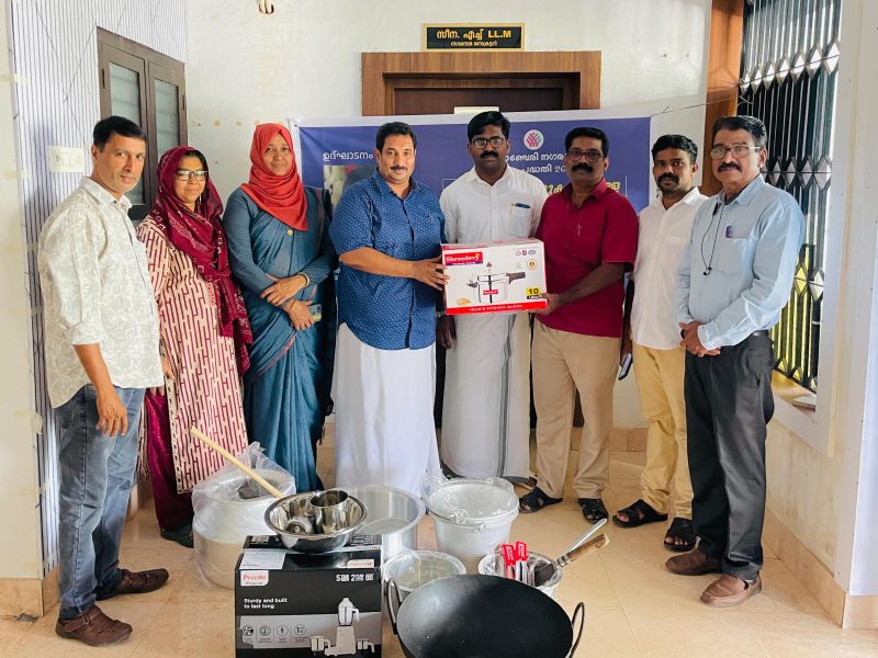 utensils to schools distributed in valanchery municipality 2025